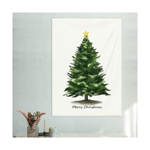 더워드 크리스마스 패브릭 포스터 - Tree
